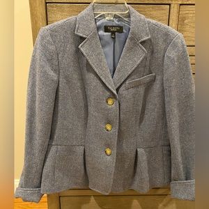 Talbots Blue Wool Blazer